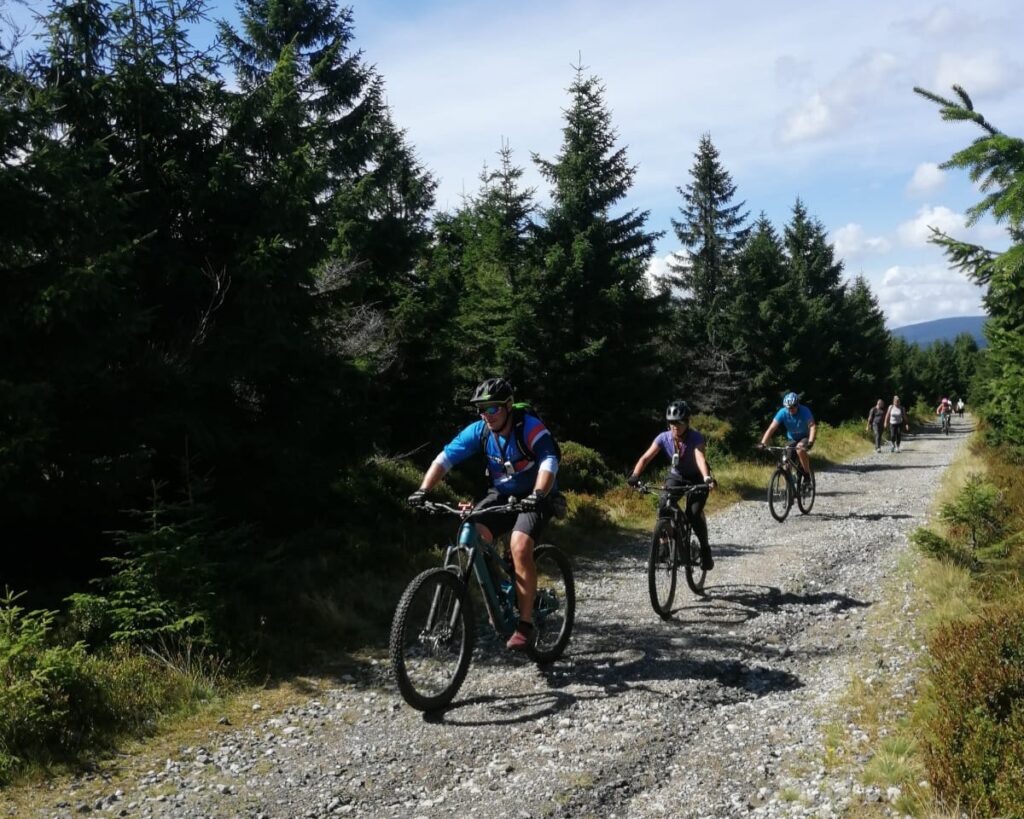 Góry Izerskie na rowerrze